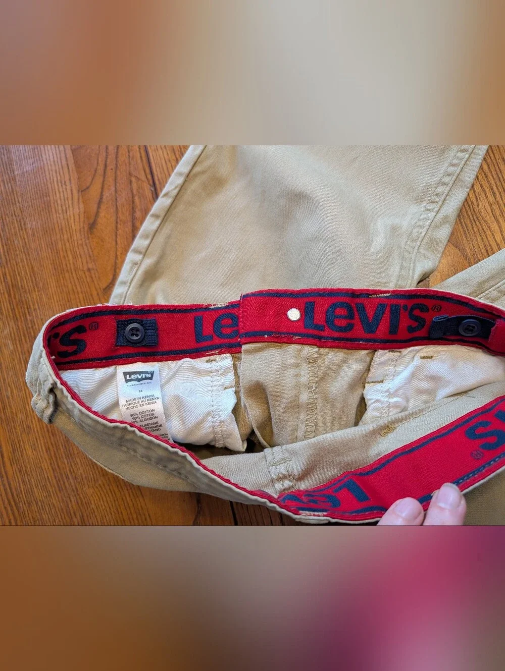 Levi's 511 Boys Khaki Skinny Pants – Size 14 Regular